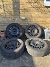 VW Volkswagen iD3 18” Steel Wheels + Tyres Caddy Golf Touran Passat 1EA601027A 