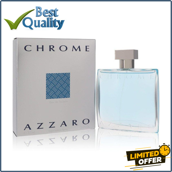 CHROME by Loris Azzaro for Men Cologne 3.3 oz / 3.4 oz EDT New in Box