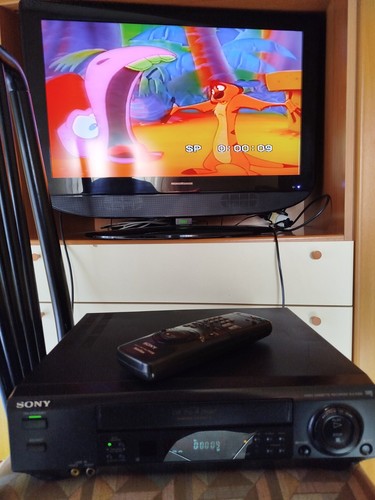 Videoregistratore VHS Sony SLV E520 Funzionante Con Telecomando Originale - Foto 5 di 24