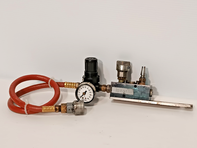 #ad Polyconn MCM20 250 03B Pneumatic Manifold Assembly with Ashcroft Pressure Gauge $39.99