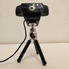 Logitech HD 1080p USB Webcam Black with Tripod 1080p Video Resolution