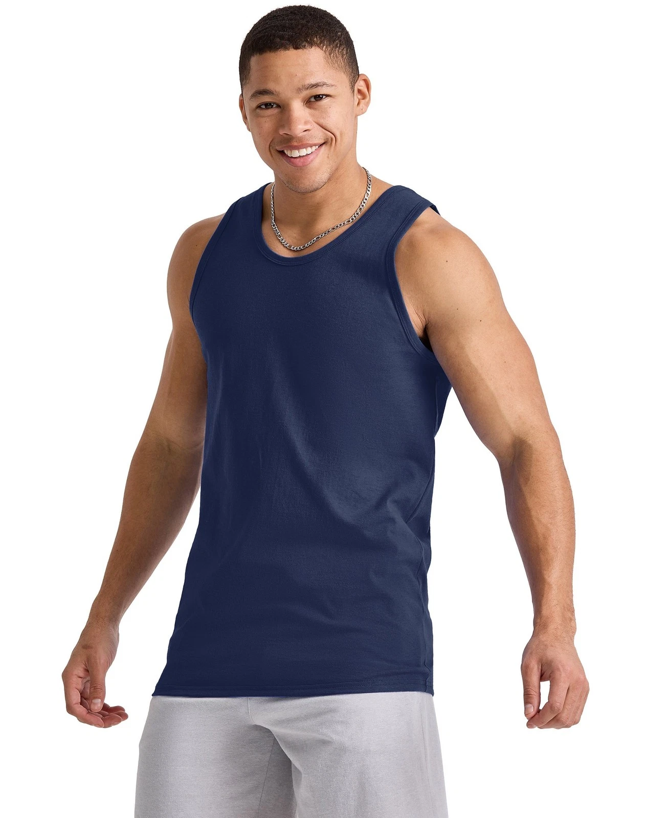 Hanes Essentials Men's Cotton Tank Top, 3-Pack
Opens in a new window or tab