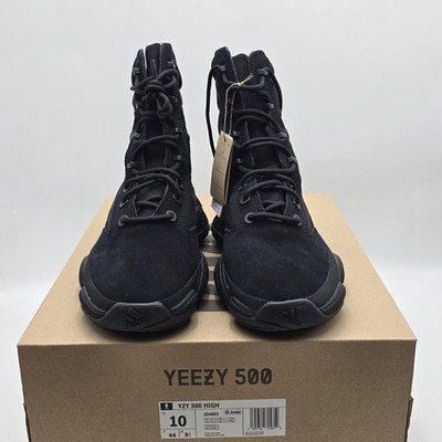 Adidas Yeezy 500 High Shoes Mens Size 10 Black Tactical High