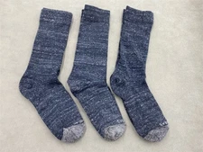 Brand New Bombas Lightweight Calf Sock Women's Size M dark blue 3 pairs