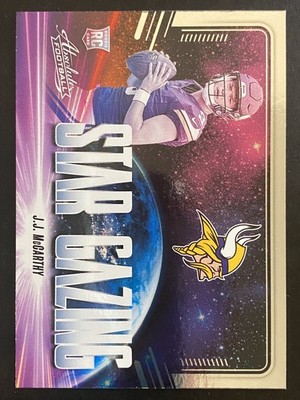 J.J. McCarthy 2024 Panini Absolute Star Gazing Rookie Minnesota Vikings #SG-JMY