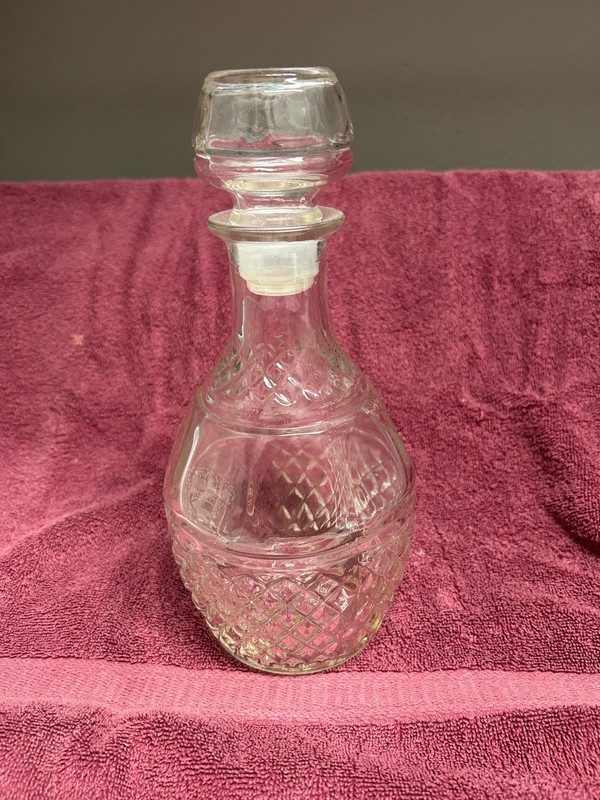 Liquor Whiskey Decanter Vintage Glass Crystal Bottle Wine Stopper Bar Scotch Rum