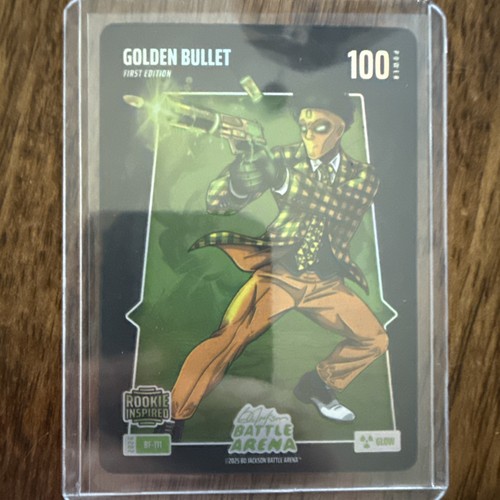 2026 BO JACKSON BATTLE ARENA GOLDEN BULLET MATTHEW GOLDEN BATTLEFOIL GLOW BF-111