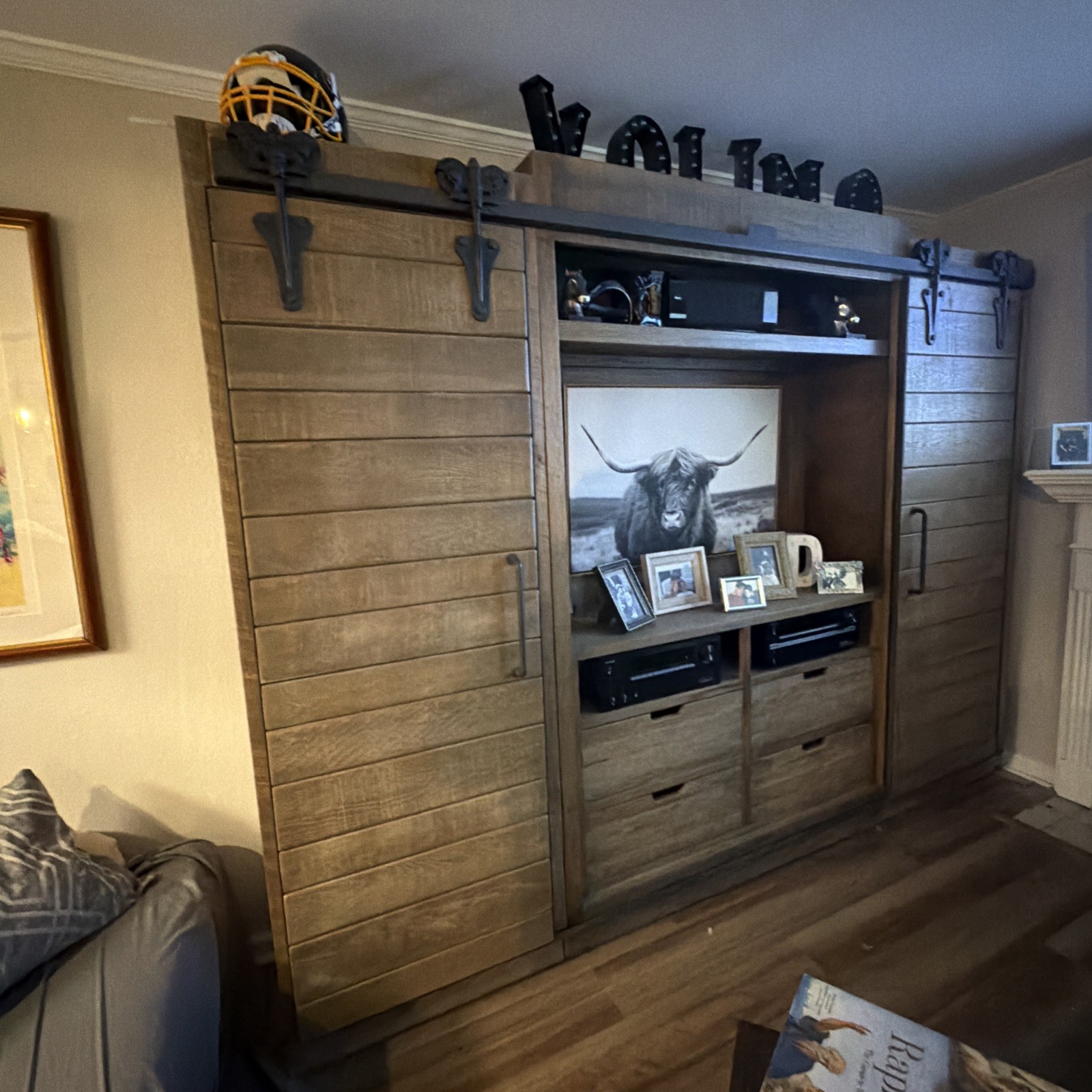 ARHAUS Baumann Solid Oak Media Wall Unit