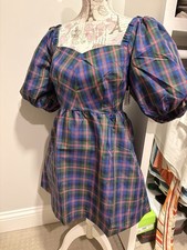 Old Navy Plaid Occasion Dress NWT Petite Small