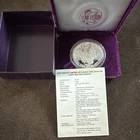 U.S. Mint 1990 American Eagle Proof $1 1 oz .999 Silver Coin w/ Lower Box no Lid