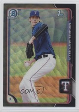 2015 Bowman Draft Asia Exclusive Black Wave Refractor Michael Matuella #70 fm0