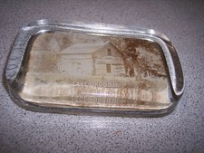 Okoboji Iowa Abbie Gardner Cabin Paper Weight