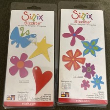 2 Sizzix Sizzlits, 8 Total Dies, New In Packages