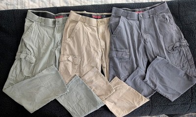 Wrangler ATG Men Pants 33x30 All Terrain Gear Stretch Outdoor Hiking Performance