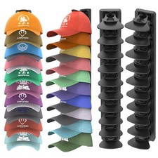 HeQe Hat Organizer for Baseball Caps Hold Up to 40 Hats, 2 Pack Hat Rack for Wal