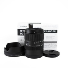 Sigma 18-50mm f/2.8 DC DN Sony E, Top Mint, Boxed, UV Filter, Same-Day UK Seller