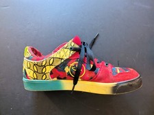 Let's Jam Zumba Street Bold Dance Shoes Lo Top-10-Red/Black/Yellow EUC