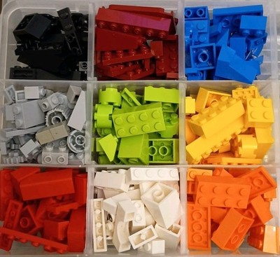 1 kg Original Lego Restposten - gemischte Steine - Bulk Teile Konvolut - Farbe wählbar