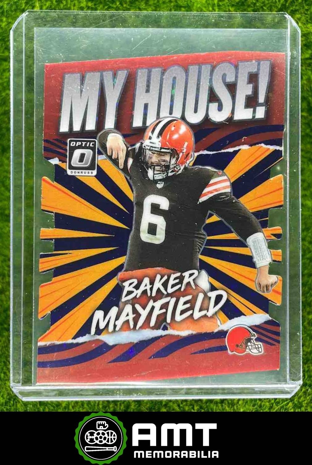 Baker Mayfield 2021 Panini Donruss Optic 5/25 My House! Black Pandora Browns