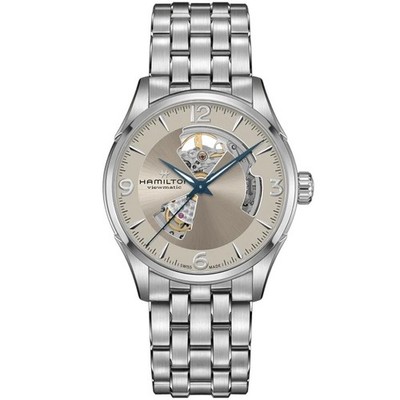 New Hamilton Jazzmaster Open Heart 42mm Beige Dial Men's Watch H32705121