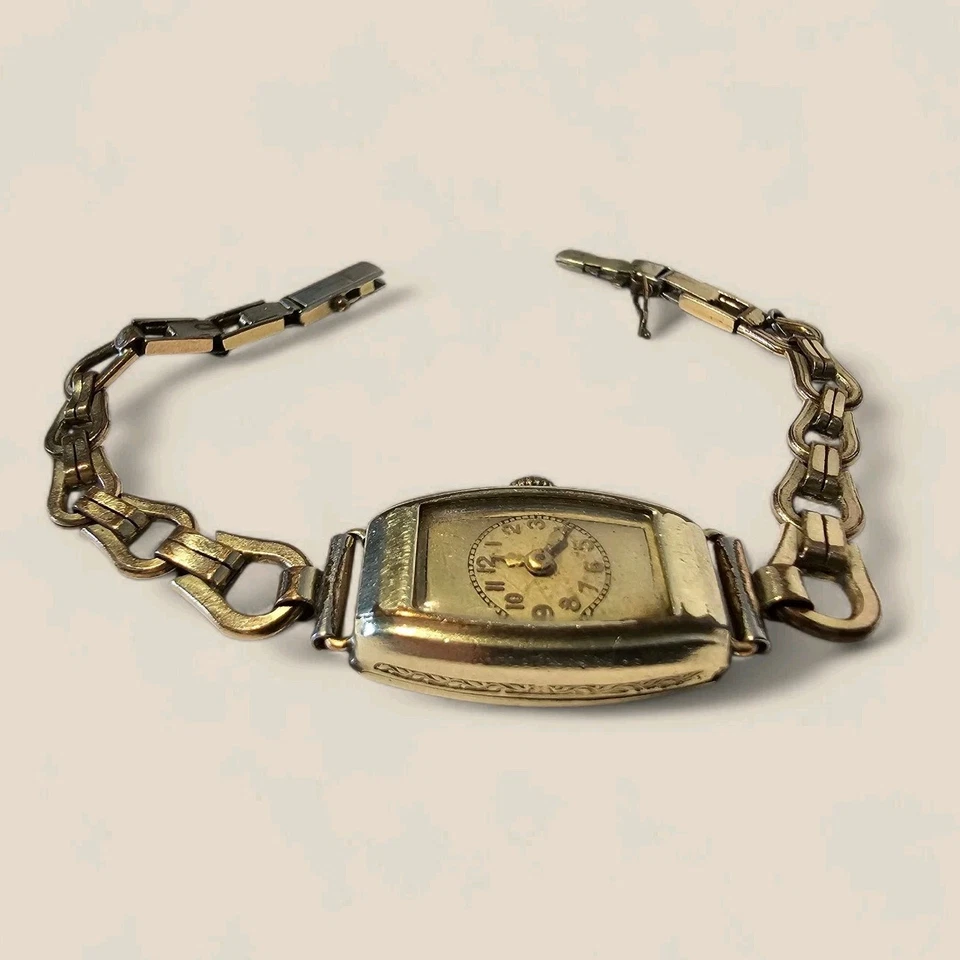 Armbanduhr Junghans antik Art Deco Damenuhr mechanisch Vintage - Bild 4 von 4