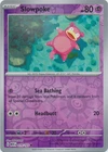 Slowpoke 079/165 - SV: Scarlet & Violet 151 - Reverse Holo Pokemon Card - NM