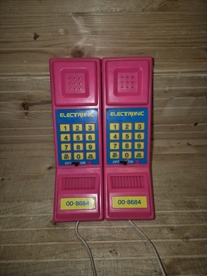 Paar Sprechanlagen Telefone - kabelgebunden - Akku - 60er Jahre