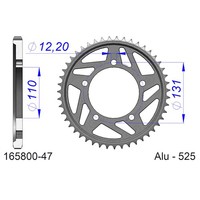 Zahnrad Afam Aluminium P525 - Z47 (DIS.36700)
