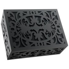 Modern black Wooden Doorbell Chime Cover Box   Noise-Reducing,   Dec