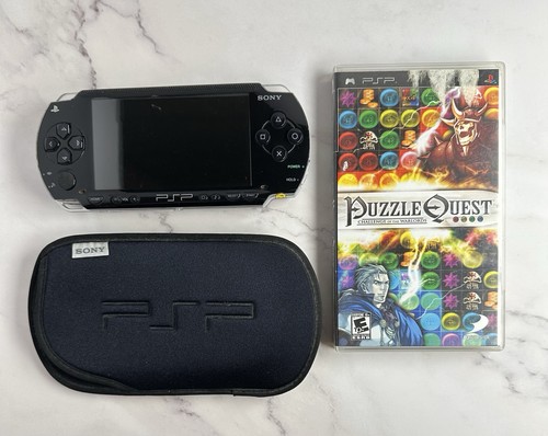 Sony PSP Console Bundle Model. 1000 W/ Game & Soft Case (Tested/No Charger)