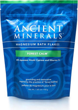 Magnesium Bath Flakes Forest Calm - Resealable Magnesium Bag of Zechstein Chlori