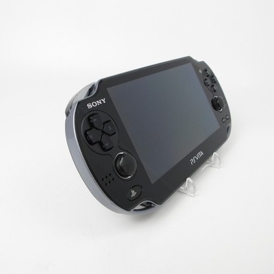Very Good】Sony PS Vita PCH-1000 Crystal Black Wi-Fi Model Console