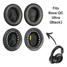 Bose QuietComfort Ultra Ear Pads Cushion Replacement Black - Parts