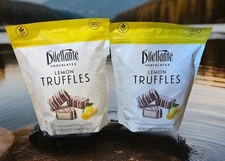 DILETTANTE CHOCOLATES LEMON TRUFFLES GANACHE / DARK CHOCOLATE 20 OZ (2-Pack)