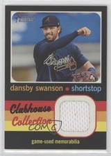2020 Topps Heritage High Number Clubhouse Collection Relics Dansby Swanson 0u17
