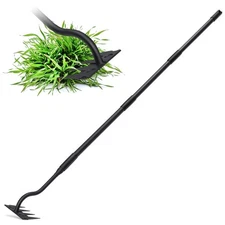Weed Puller Tool Garden Weeding Rake Tools with Detachable Long Handle 56 inch