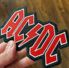 AC/DC Pop Rock Metal Music Band patch logo iron sew on embroidered Embroidery