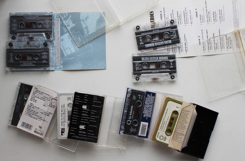 6x GUITAR BLUES CASSETTE TAPES JOB LOT BUNDLE IN 2x DOUBLE SETS - Picture 2 of 2