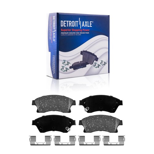 Front Rear Drilled Slotted Disc Rotors Ceramic Brake Pads for Chevy Cruze Sonic - Picture 8 of 10