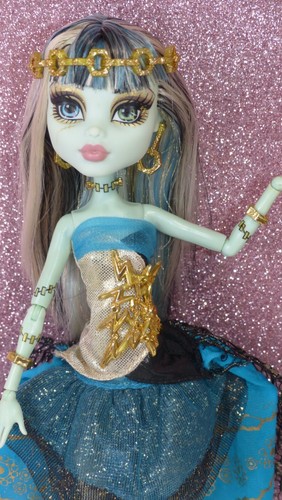 MONSTER HIGH FRANKIE STEIN 13 WISHES HAUNT THE CASBAH POUPÉE DOLL MATTEL 2012 - Photo 15/24