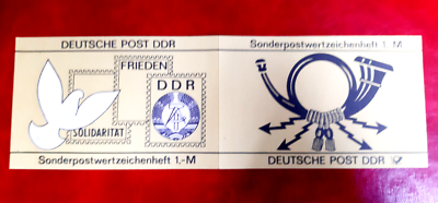 Germany Stamps GDR Booklet SMHD 29, 10x 10 Pfennig 1987 Mi. Nr