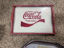 vintage rare sample coca cola tray