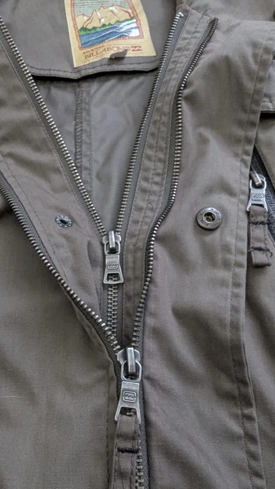 Chaqueta de algodón verde Billabong | Pequeña para mujer Foto 3 de 4