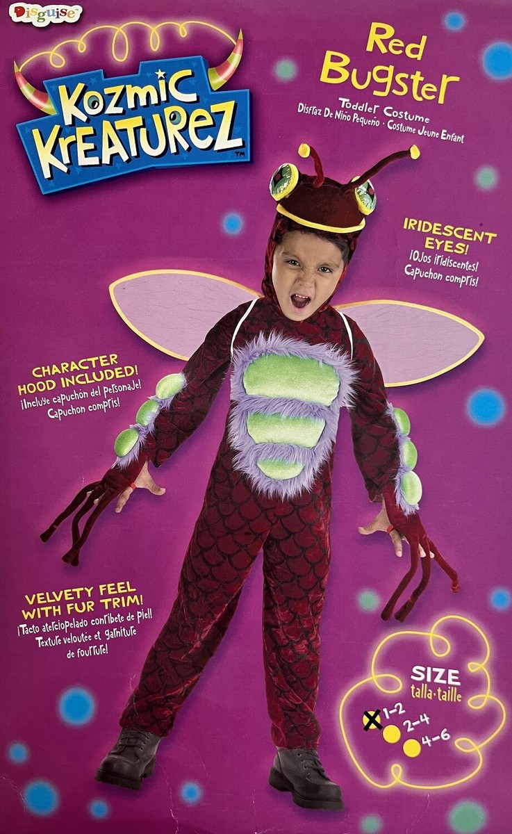 Red Bugster Bug Insect Kozmic Kreaturez Fancy Dress Up Halloween