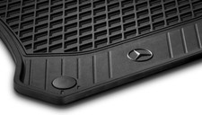 Mercedes-Benz Original Gummi Fußmatten W 470 X Klasse RHD Schwarz 3-teilig Neu