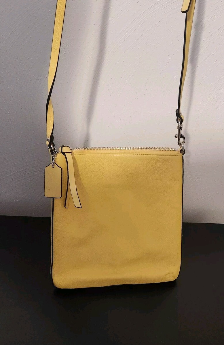 Coach Bleeker Pebbled Leather North/South Swing Bag | eBay