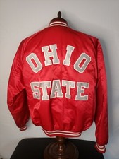 Vintage Chalk Line XL Ohio State Buckeyes Starter Style Spellout Jacket EUC