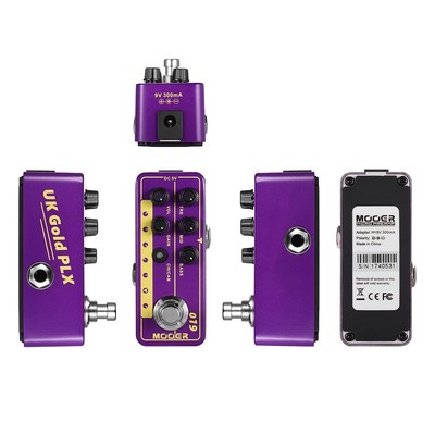 Digital Micro Preamp 70s Classic Rock Guitar Effect Pedal Cabinet Simulation