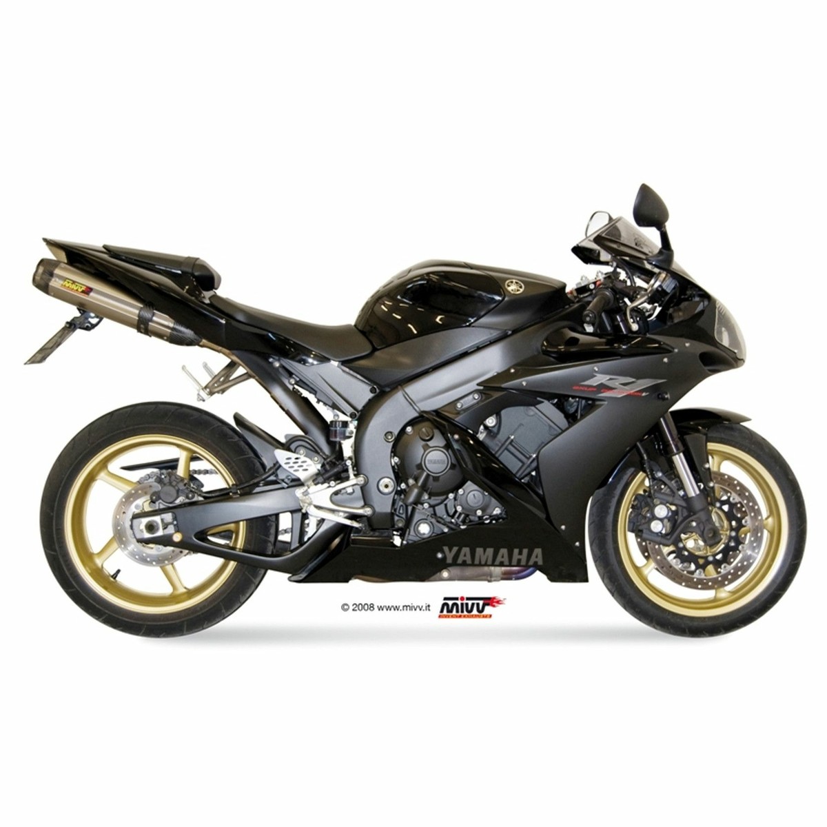 Mivv Yamaha R1 2005 Yzf 1000 Exhaust Motorcycle 2 Slip-On