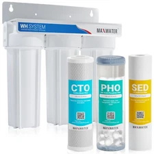 3 Stage lime Anti Scale Inhibiting 10" Whole House Water Filtration System